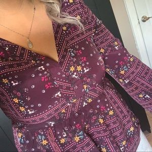 Long sleeve blouse